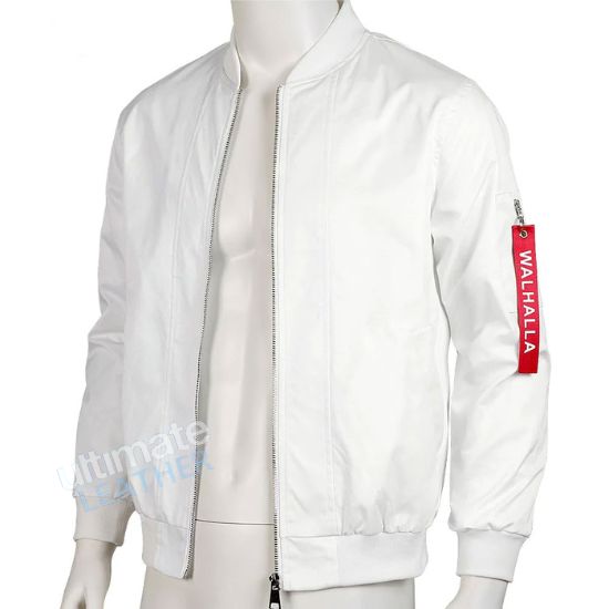 Tokyo Revengers Bomber Jacket Valhalla White Jacket